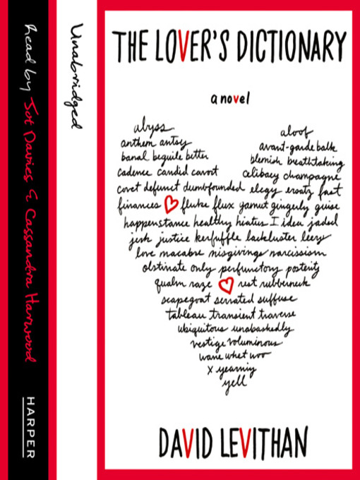 Title details for The Lover's Dictionary by David Levithan - Available